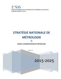 BLM - Stratégie Nationale de Métrologie 2015 - 2025