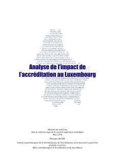 Analyse impact accreditation