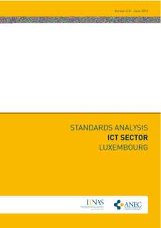 Rapport - Standards Analysis ICT Sector - June 2013