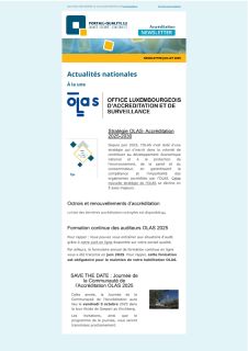 Newsletter OLAS juillet 2025