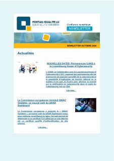 Newsletter confiance numérique - octobre 2024