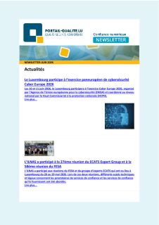 Newsletter confiance numérique - Juin 2026