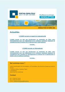Newsletter confiance numérique - Octobre 2026