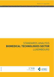 Standards analysis Biomedical technologies sector Luxembourg