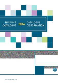Catalogue de formation continue 2016