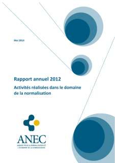 ANEC Normalisation - Rapport annuel - 2012