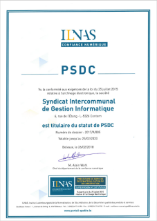 Syndicat Intercommunal de Gestion Informatique : quatrième prestataire d’archivage électronique ayant le statut de PSDC