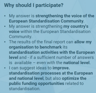 La Commission européenne lance une enquête adressée aux délégués en normalisation (Focus « Recherche et Innovation »)