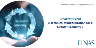 Invitation: Petit-déjeuner « Technical standardization for a Circular Economy »