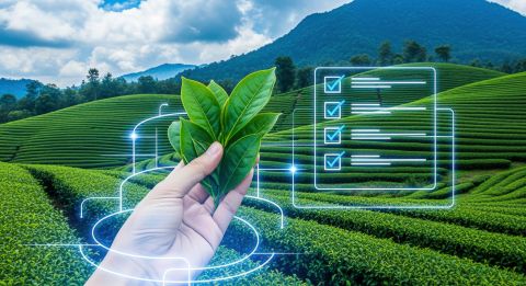 Tea Plantation Quality Control with Digital Checklist, Representing Sustainable Farming Practices and Data-Driven Agriculture