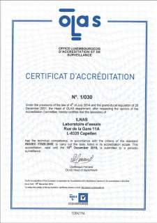 Certificat ILNAS