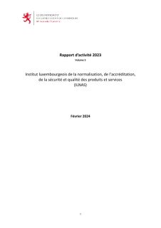 Rapport d'activité 2023 - ILNAS